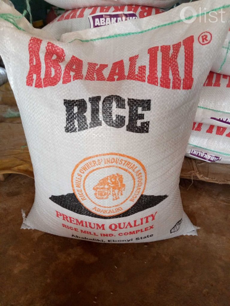 Abakaliki Rice (25kg) Ogbete Market
